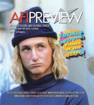 AFI PREVIEW Is Published by the American RATED R Film Institute