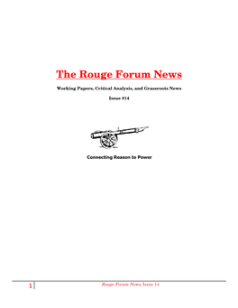 The Rouge Forum News
