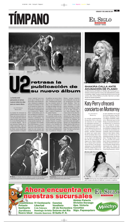 Katy Perry Ofrecerá Concierto En Monterrey