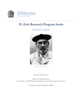 19. Zola Research Program Fonds