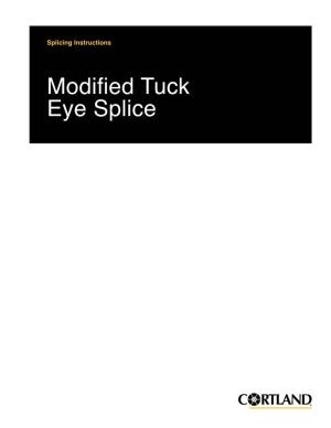 Modified Tuck Eye Splice Introduction