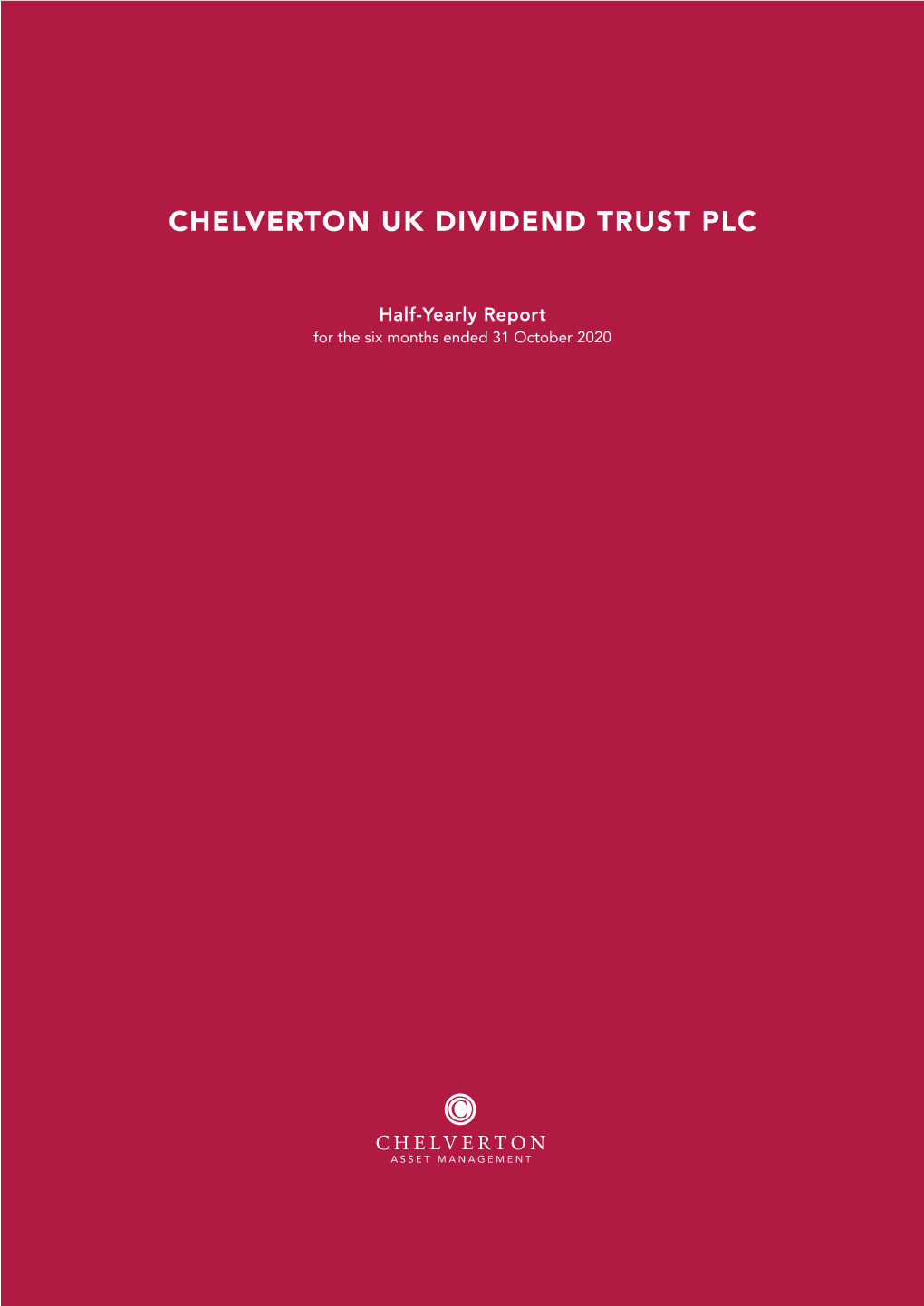 Chelverton Uk Dividend Trust Plc