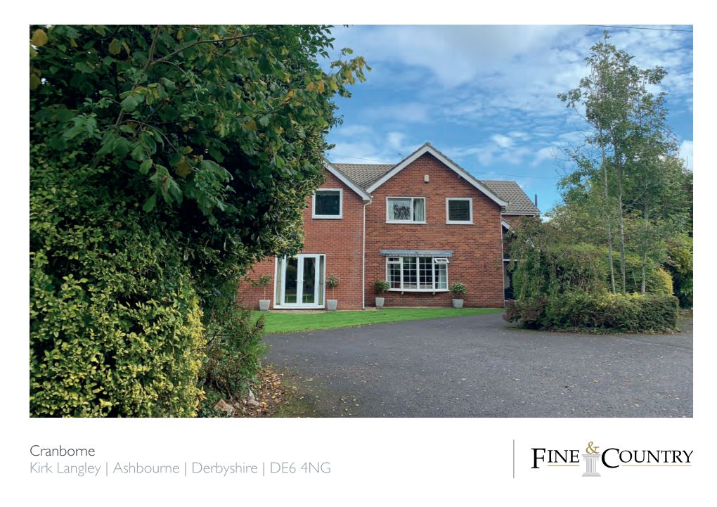 Ashbourne | Derbyshire | DE6 4NG CRANBORNE