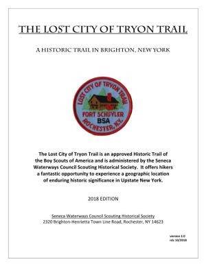 The Lost City of Tryon Trail Is an Approved Historic Trail Of
