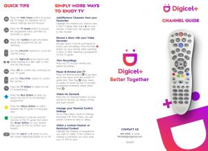 Quick Tips Simply More Ways to Enjoy Tv Channel Guide