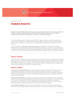 Human Rights Fact Sheet