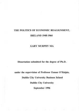 The Politics of Economic Realignment, Ireland 1948-1964
