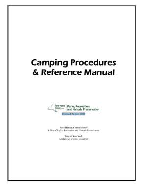 Camping Procedures & Reference Manual