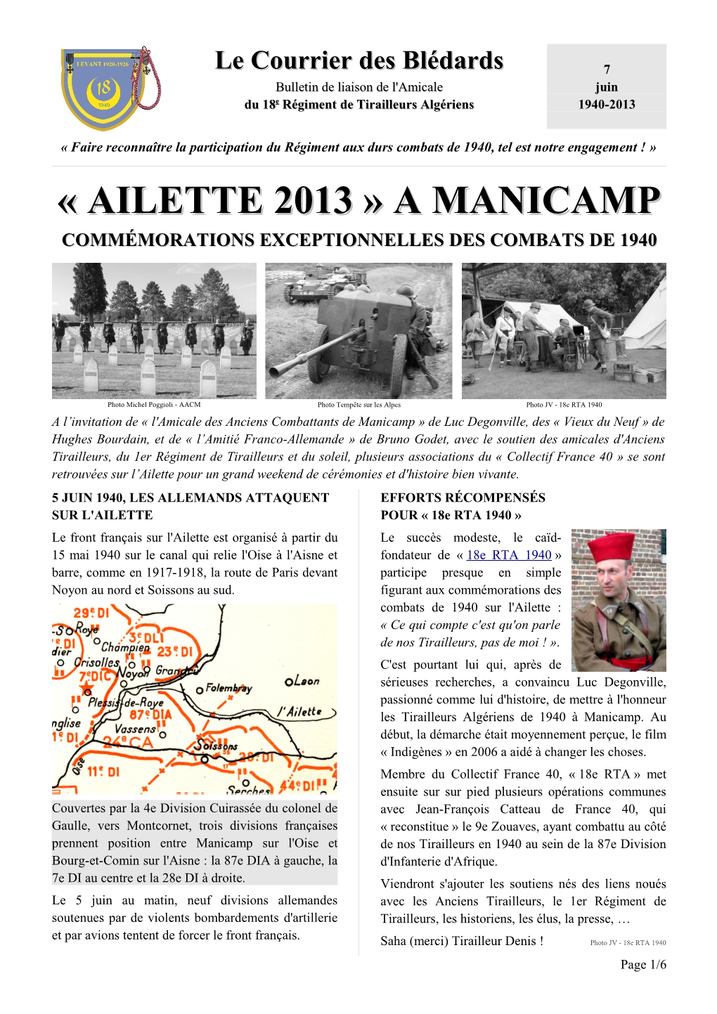 Ailette 2013 » a Manicamp Commémorations Exceptionnelles