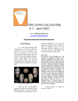 THE CONE COLLECTOR # 2 - April (2007)