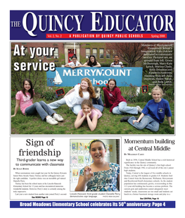 A PUBLICATION of QUINCY PUBLIC SCHOOLS Spring 2008