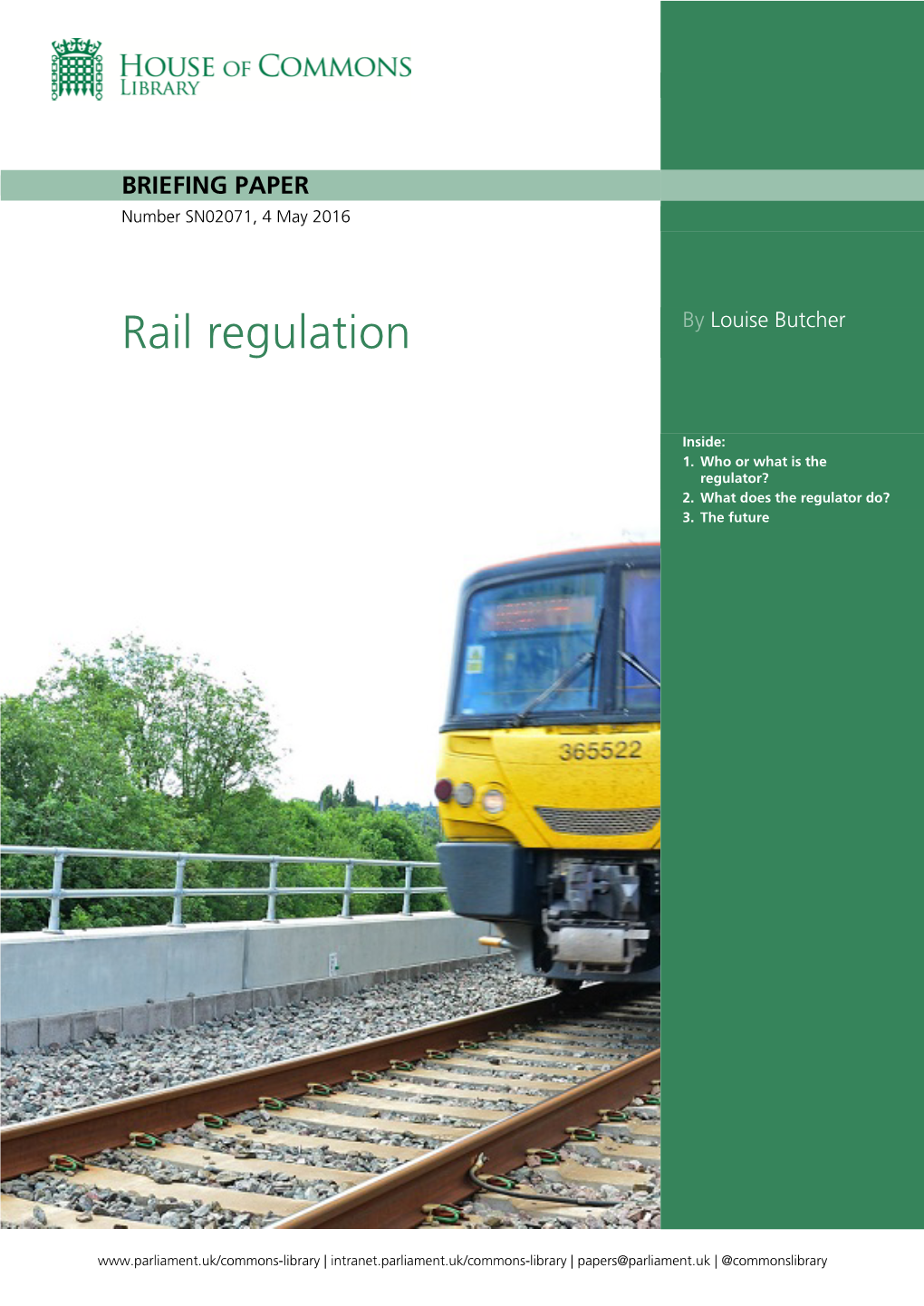 Rail Regulation