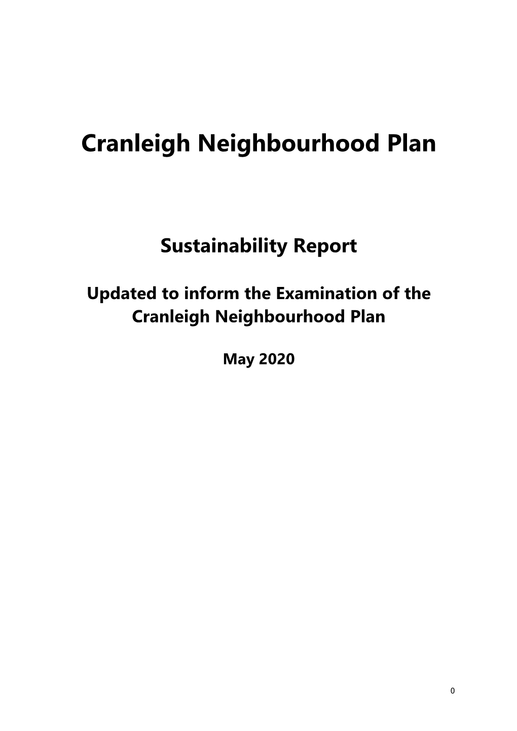 Sustainability Report