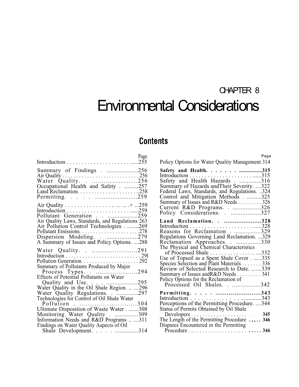 An Assessment of Oil Shale Technologies