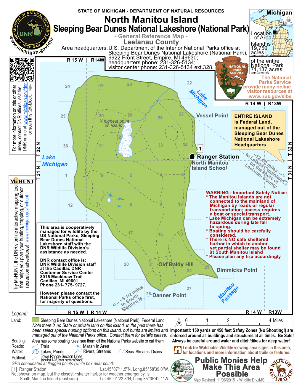 North Manitou Island Sleeping Bear Dunes National Lakeshore