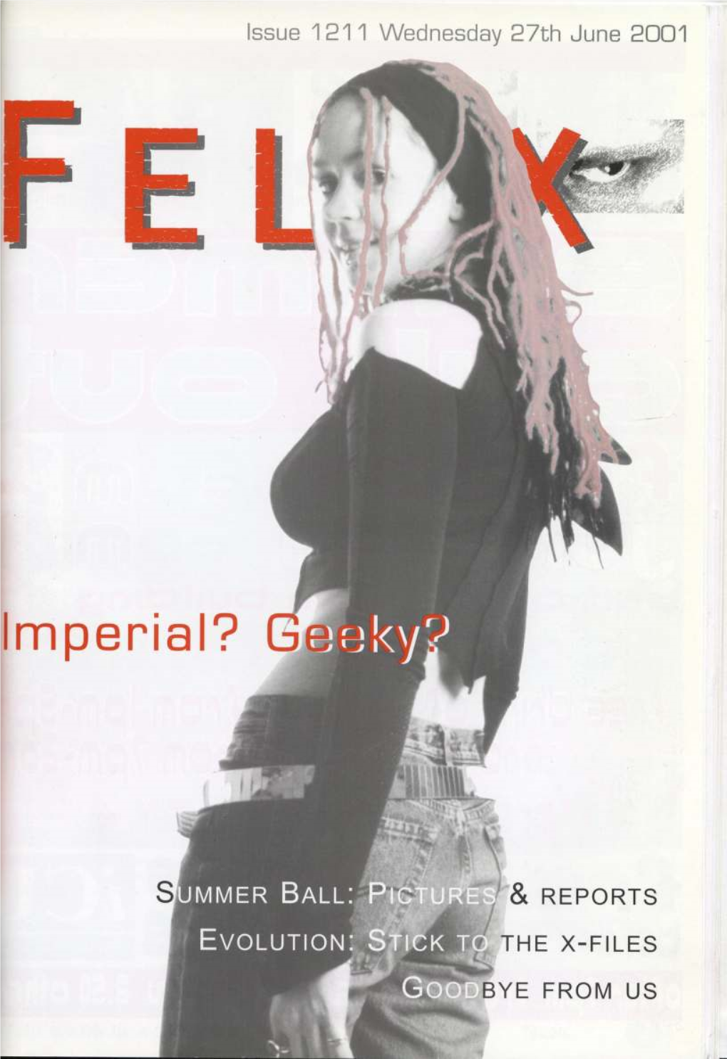 Felix Issue 1195, 2001