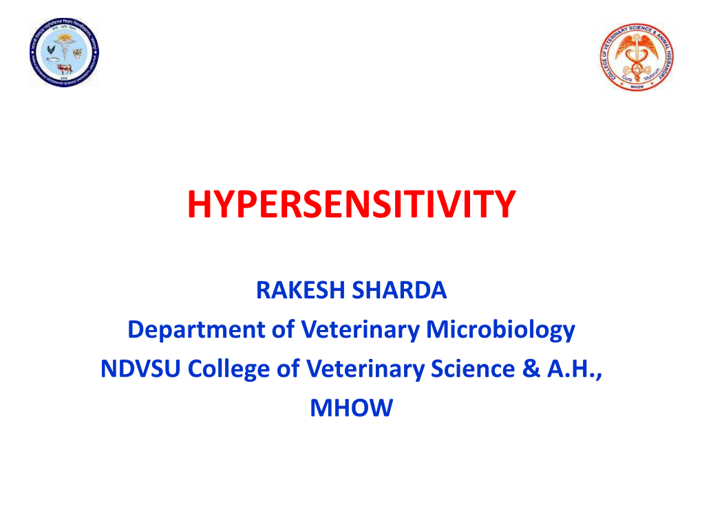 Hypersensitivity.Pdf