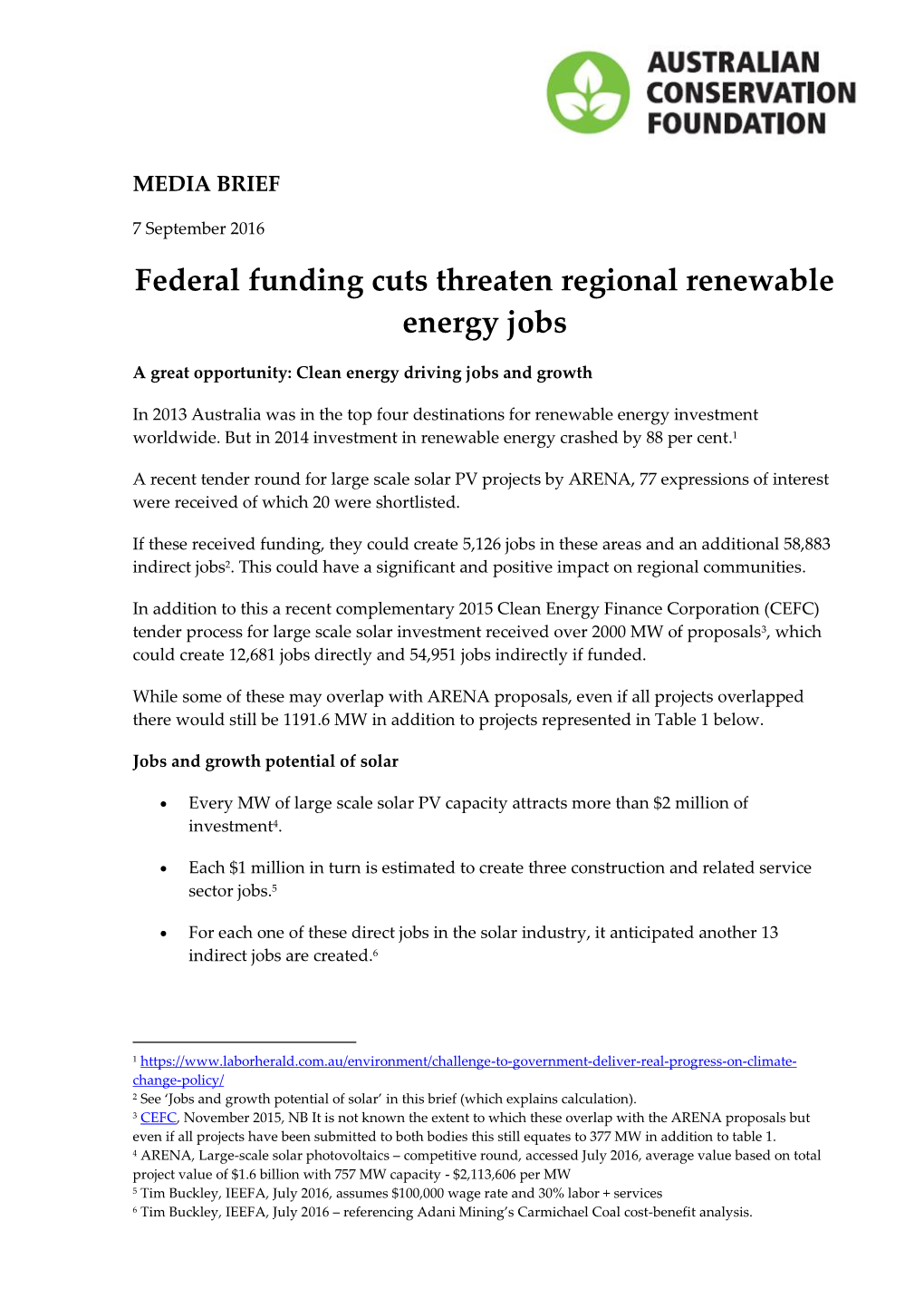 Federal Funding Cuts Threaten Regional Renewable Energy Jobs