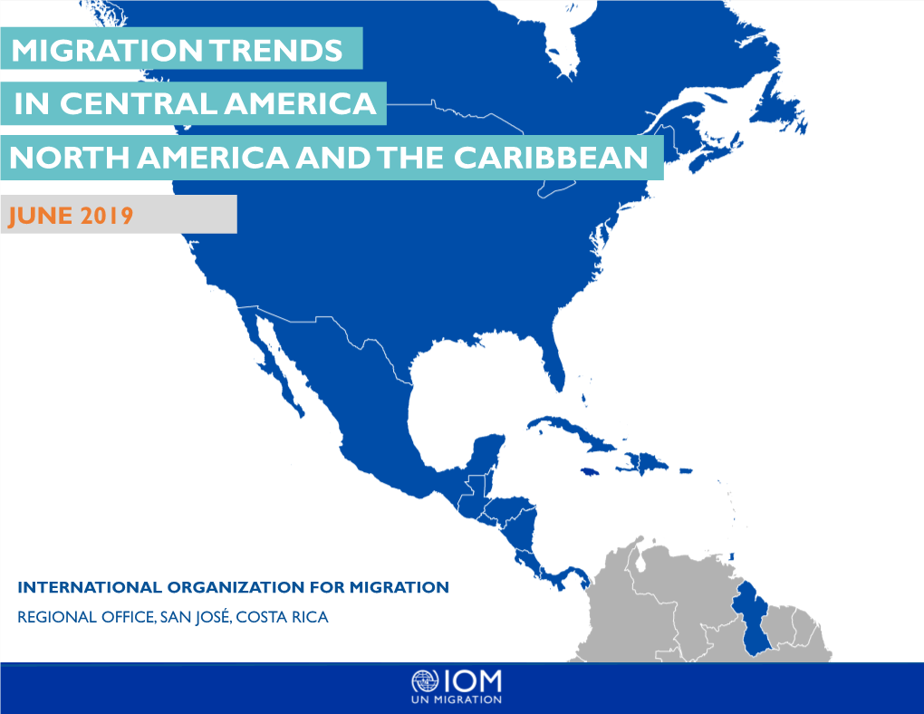 Migration Trends in Central America North America and the Caribbean