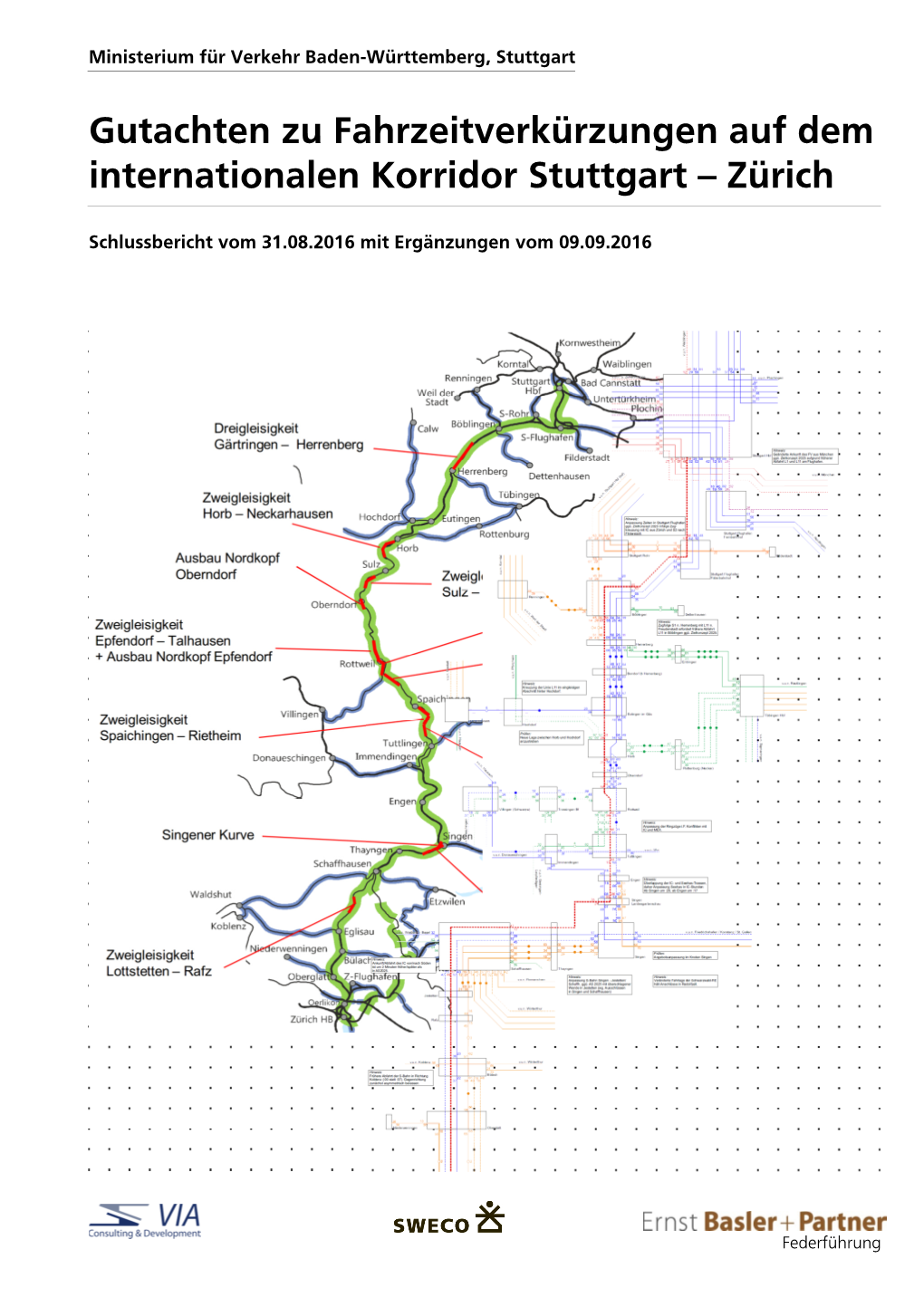 Studie Zu Fahrzeitverkürzungen Auf Der Gäubahn (PDF)