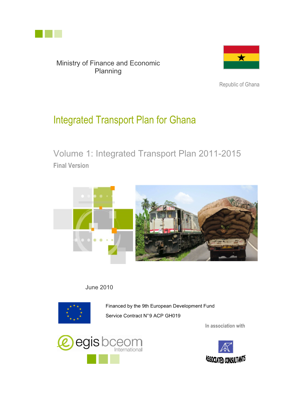 Integrated Transport Plan for Ghana