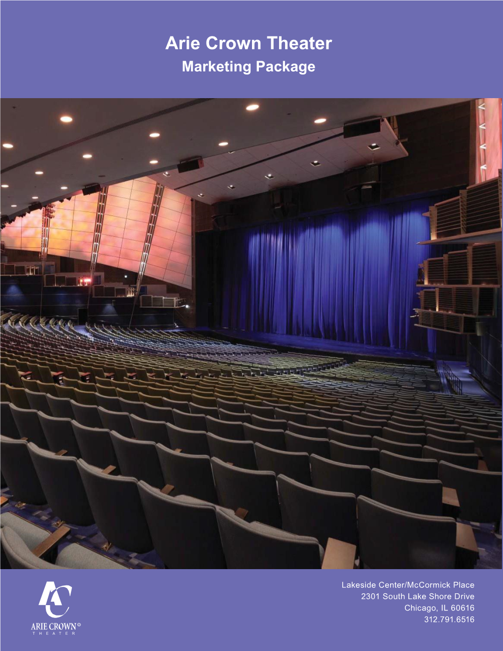 Arie Crown Theater Marketing Package
