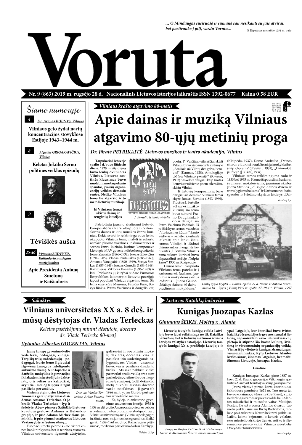 Voruta 2019, Nr. 9