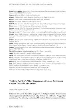 What Singaporean Female Politicians Choose to Say in Parliament