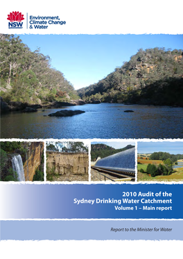 2010 Audit of the Sydney Drinking Water Catchment Volume 1Download