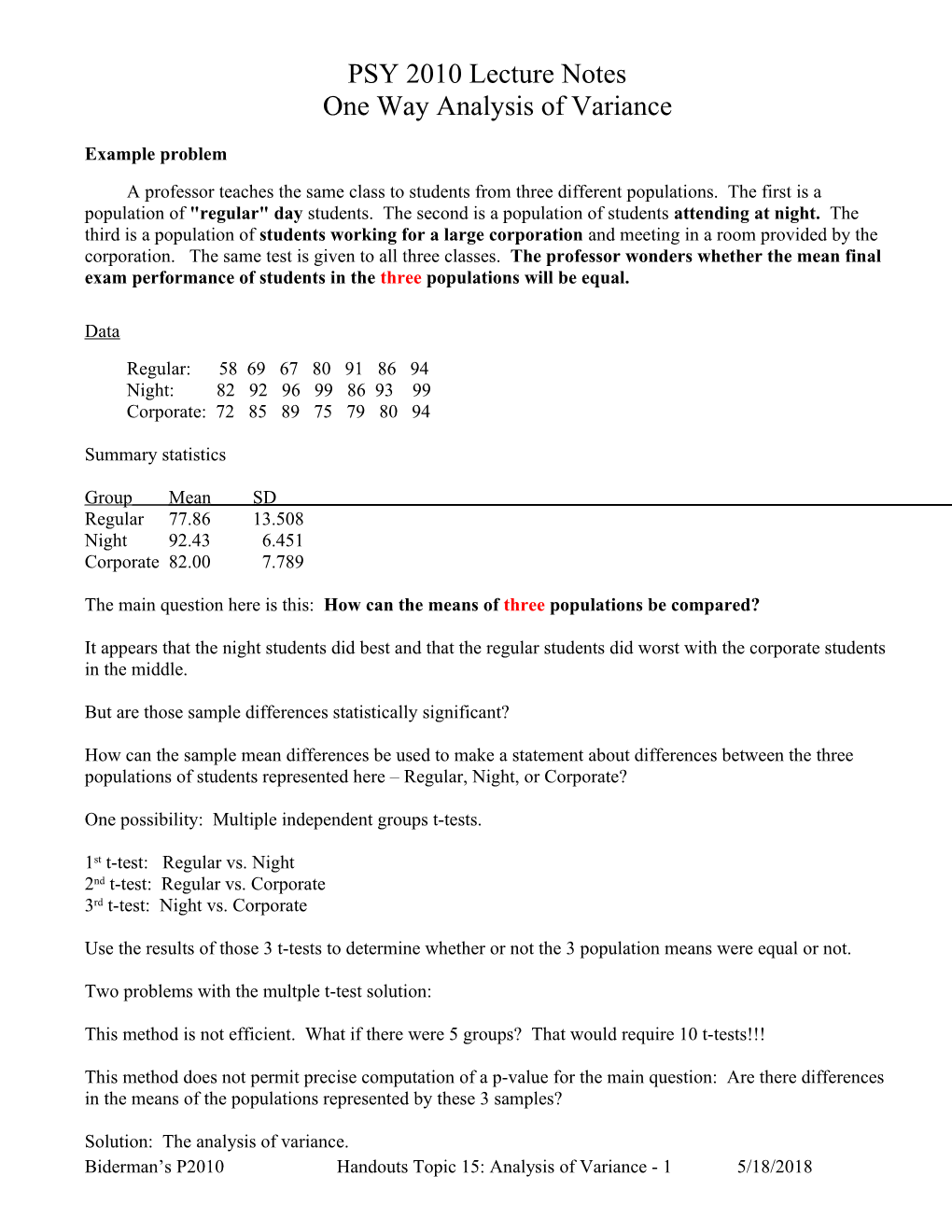 Test of a Hypothesis About Μ When Value of Sigma Is Unknown I s1