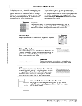 Instructor's Guide Quick Start