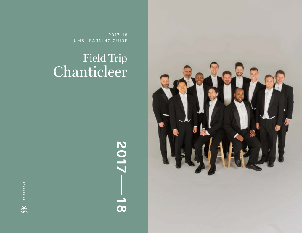 Chanticleer 2017——18 BE PRESENT