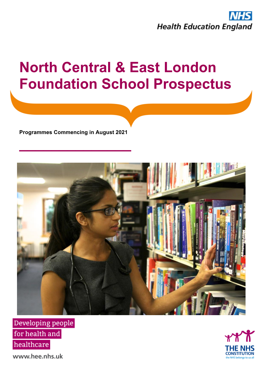 North Central & East London Foundation School Prospectus