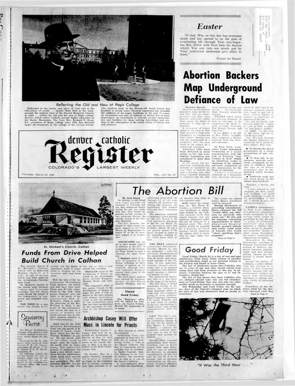 The Abortion Bill Ca L