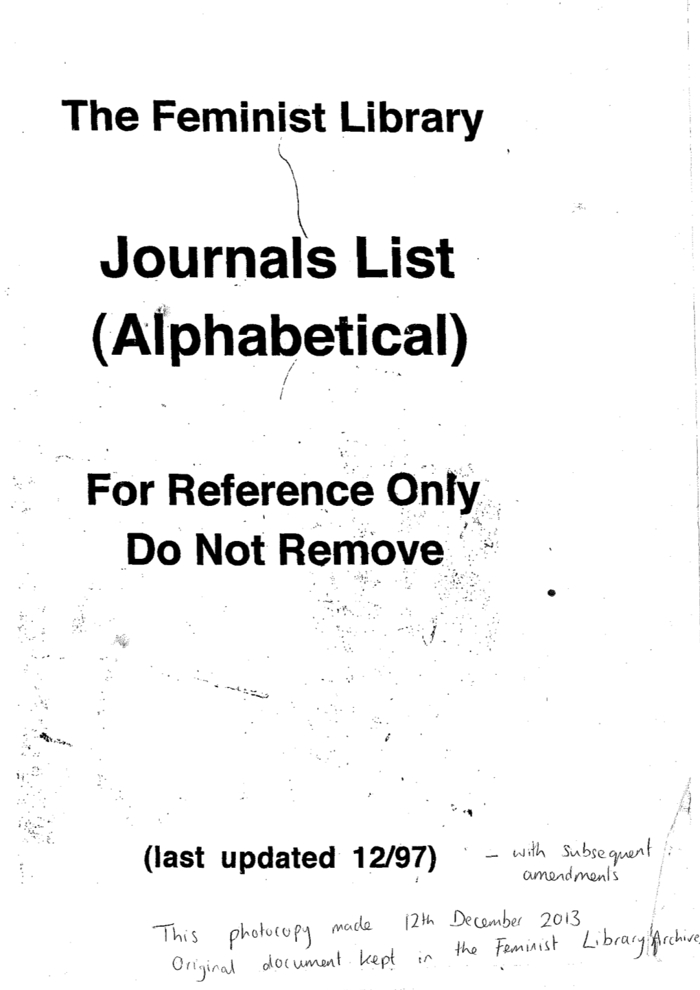 Journals List · (AI'pha~Etical)