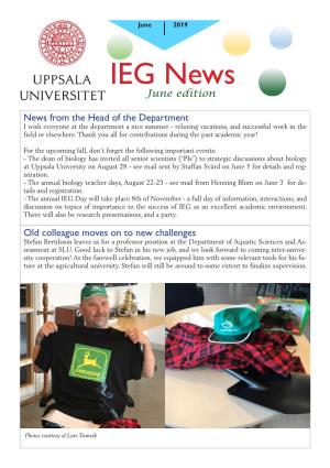 IEG News June Edition
