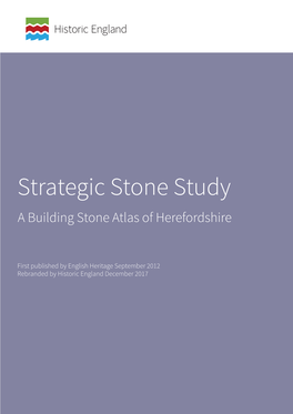 A Building Stone Atlas of Herefordshire
