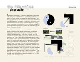 The Villa Mairea Binaries Alvar Aalto