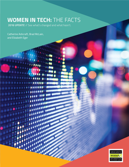 WOMEN in TECH: the FACTS 2016 UPDATE // See What’S Changed and What Hasn’T