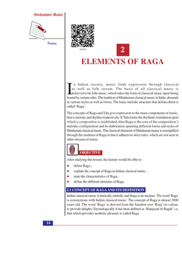 2 Elements of Raga
