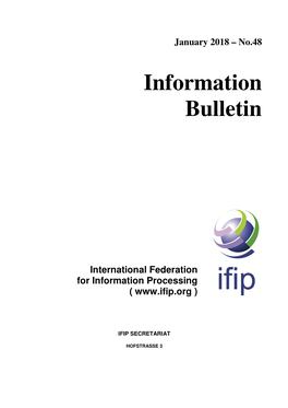 IFIP Information Bulletin January 2018