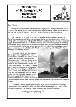Newsletter Oct-Nov 2012