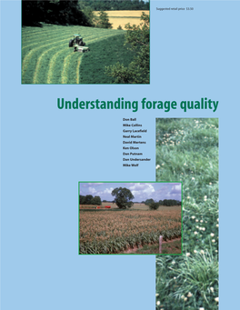 Understanding Forage Quality
