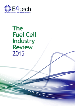 The Fuel Cell Industry Review 2015