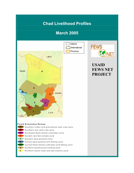 Chad Livelihood Profiles March 2005 USAID FEWS NET PROJECT
