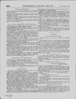 Congressional Record-Senate. January 10