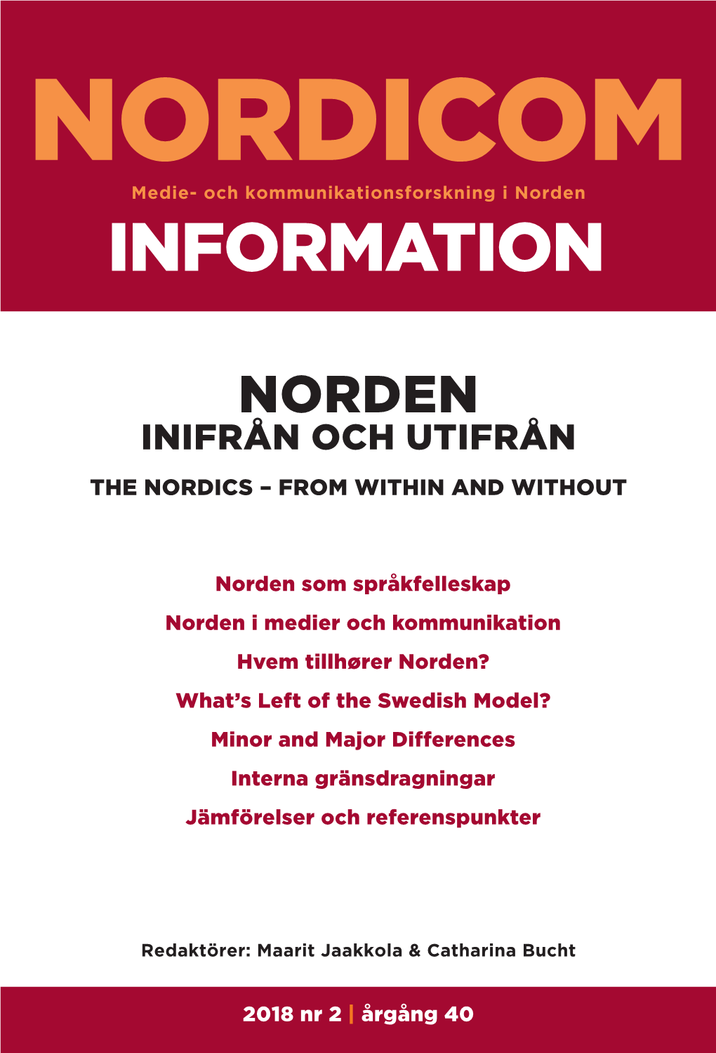 Nordicom Information 2018