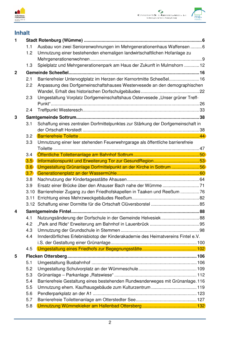 Inhalt 1 Stadt Rotenburg (Wümme)