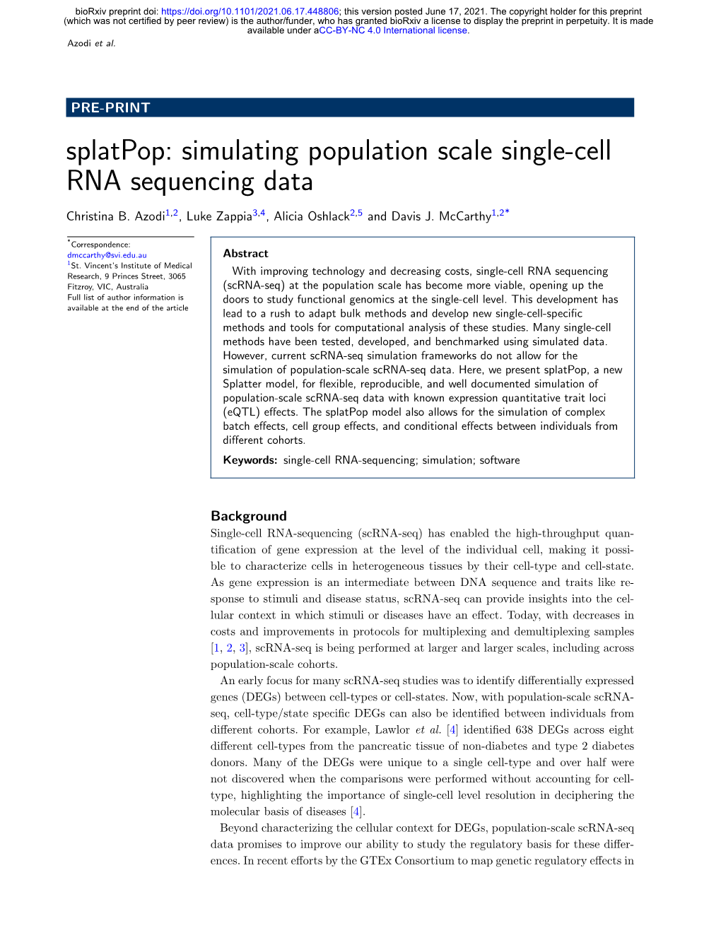 Simulating Population Scale Single-Cell RNA Sequencing Data