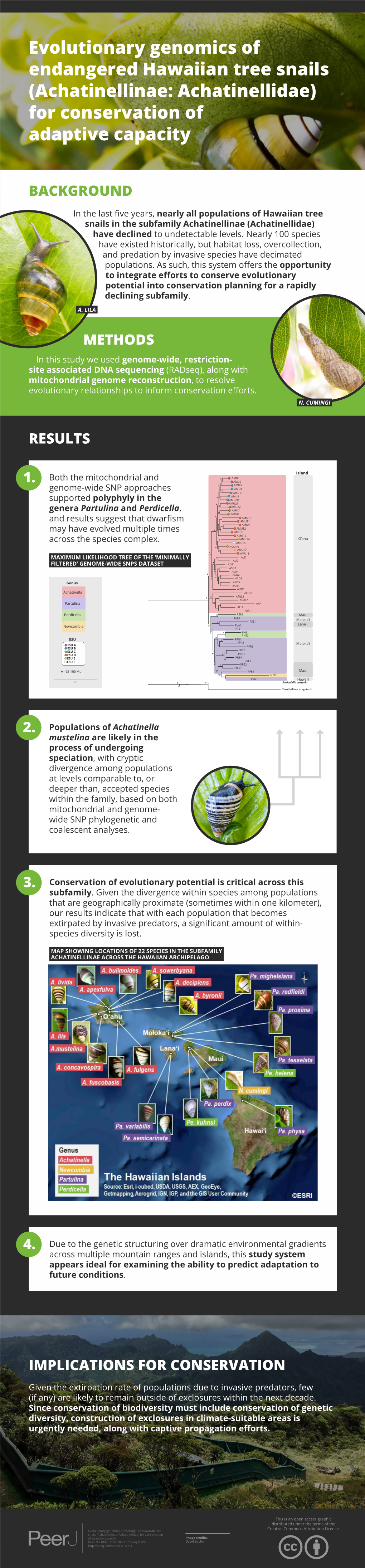 Achatinellinae: Achatinellidae) for Conservation of Adaptive Capacity